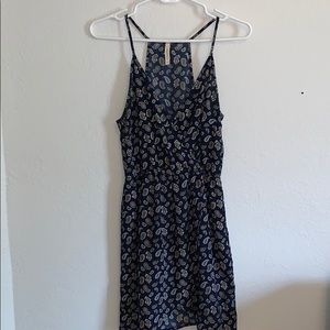 TOBI navy paisley sun dress